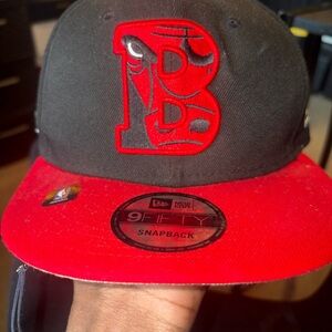 New Era Black and White Snapback Cap